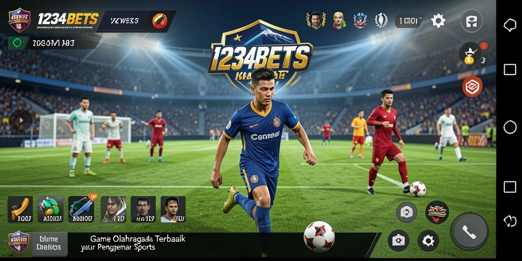 Tampilan gameplay seru dari 1234BETS dalam pertandingan olahraga.