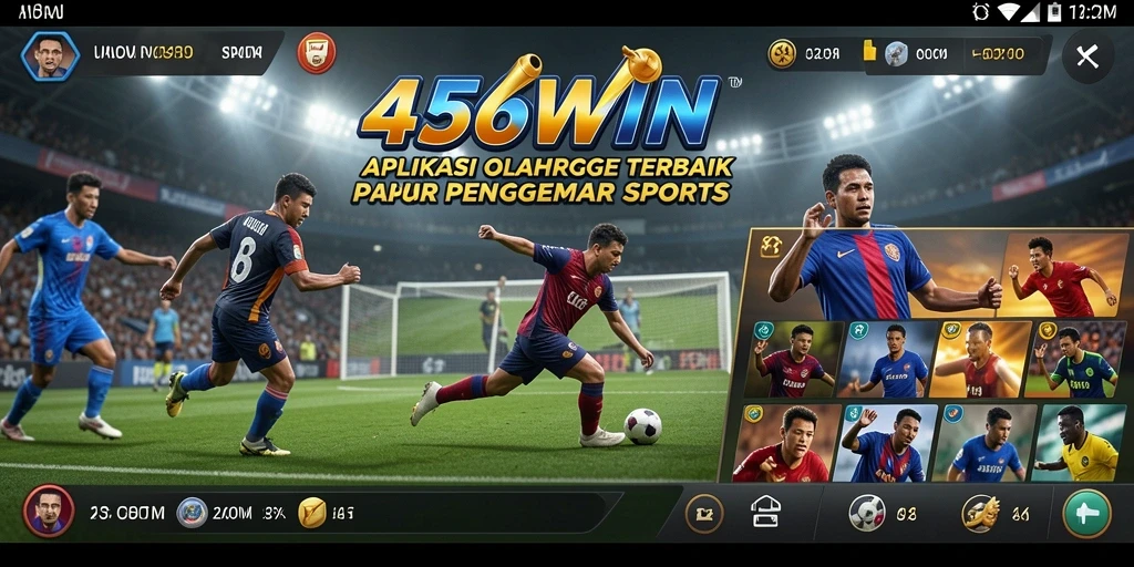 Screenshot gameplay 456WIN menampilkan aksi olahraga yang mendebarkan.