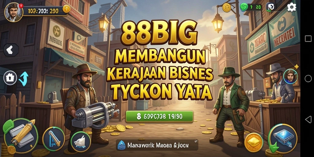 Tampilan menarik dari gameplay Tycoon 88BIG yang penuh strategi.