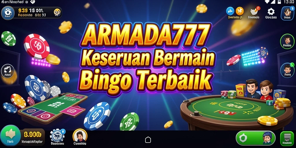 Tampilan gameplay Bingo di ARMADA777 yang menarik dan interaktif.