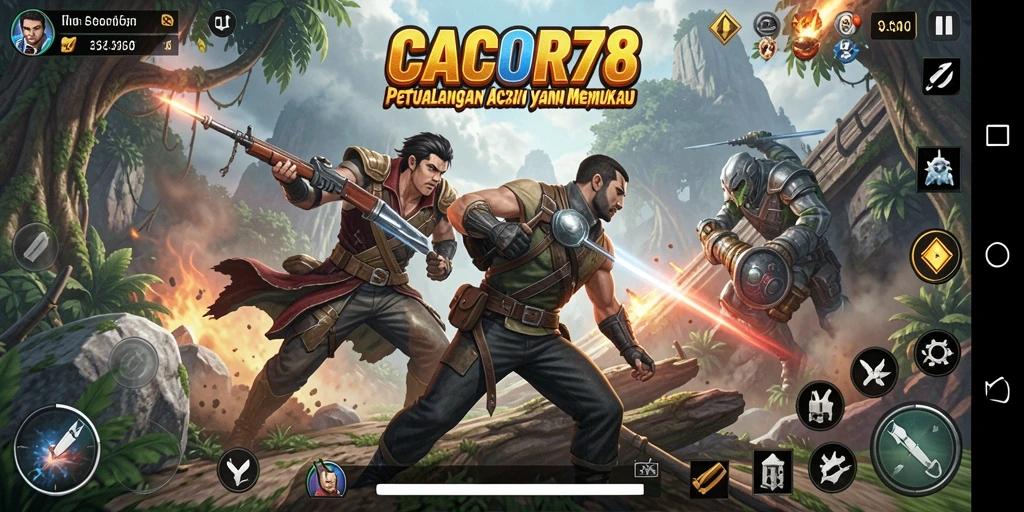 Gameplay seru CACOR78 dengan grafik memukau dan aksi mendebarkan.