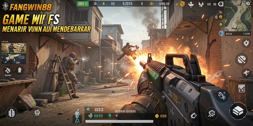 Gameplay FPS yang menegangkan dan penuh aksi di FANGWIN88.