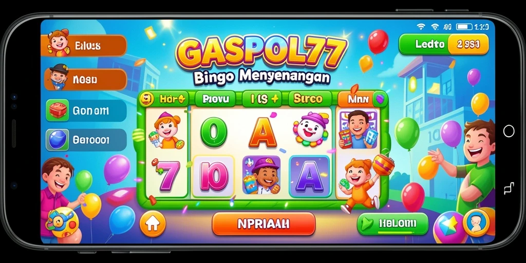 Tampilan screenshot utama GASPOL77 dengan gameplay Bingo yang menarik.