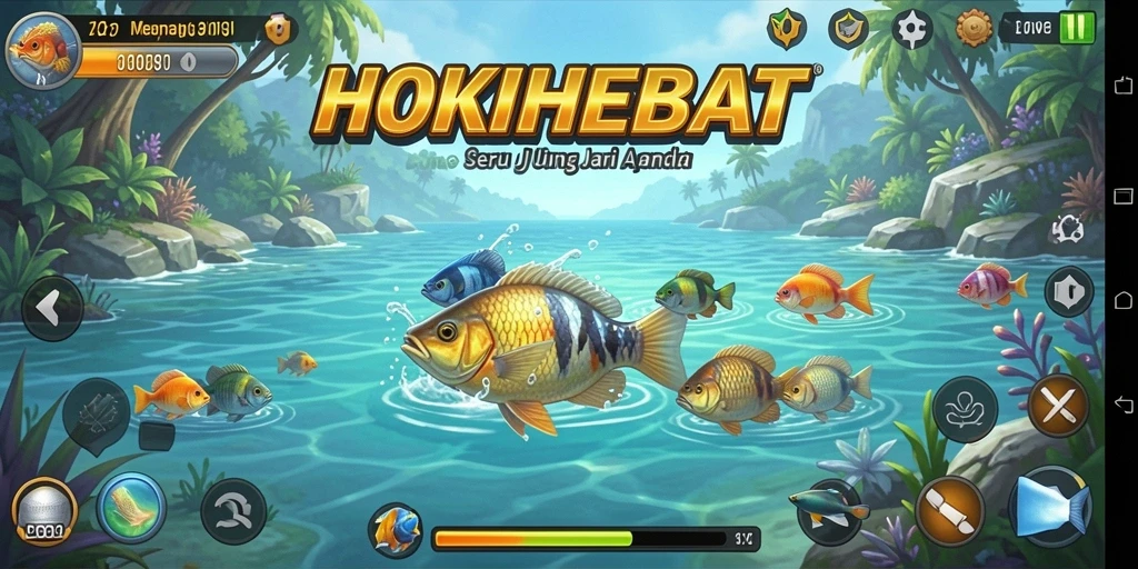 Tangkapan besar dalam gameplay HOKIHEBAT yang memukau.