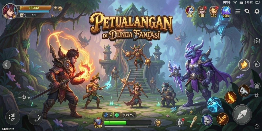 Gameplay seru RP99 dengan eksplorasi dunia menakjubkan.