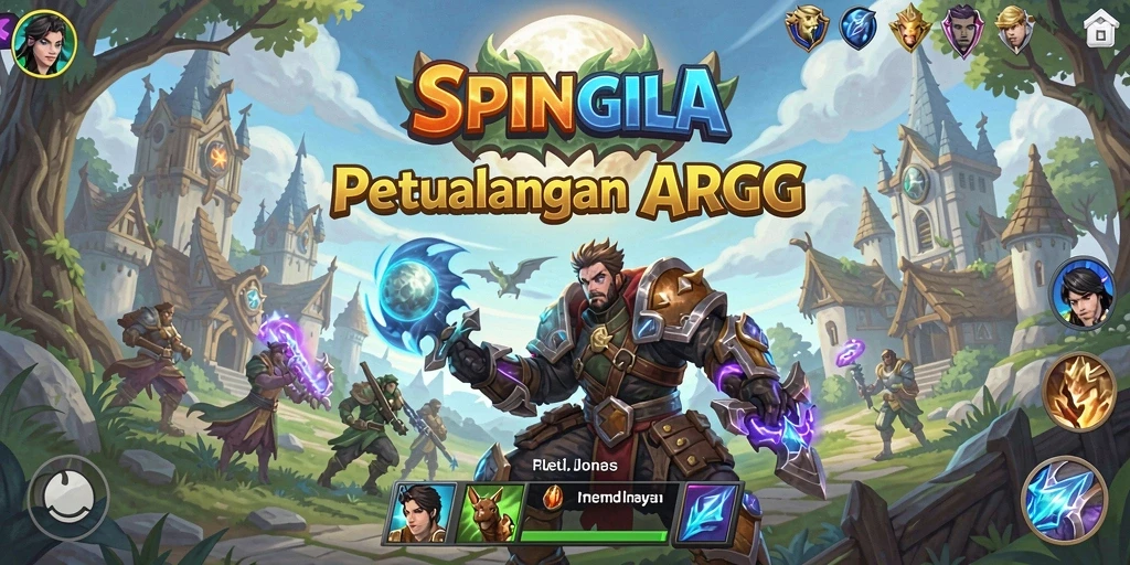 Tampilan gameplay SPINGILA yang menegangkan dan penuh aksi.