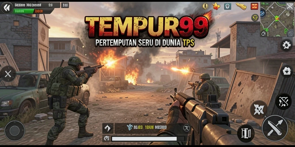 Gameplay TPS yang mendebarkan di TEMPUR99.